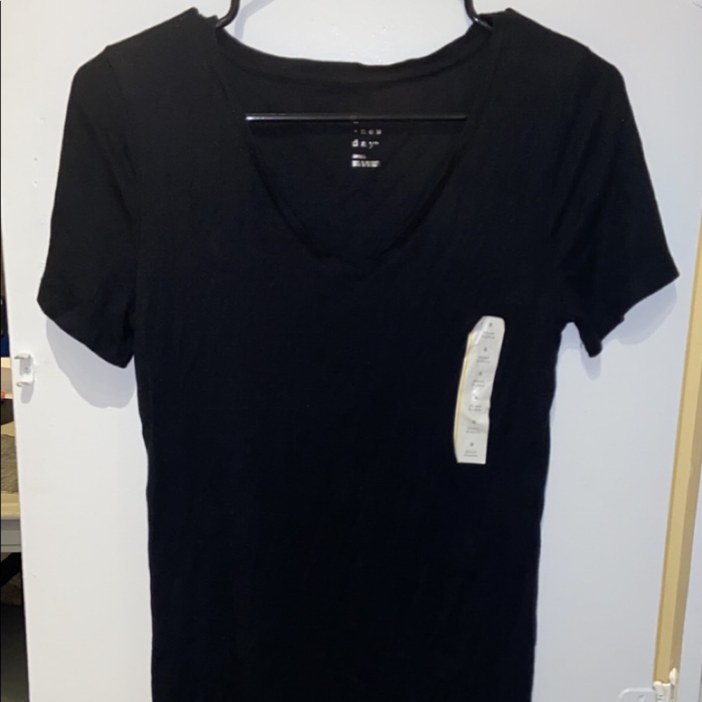 Black v-neck